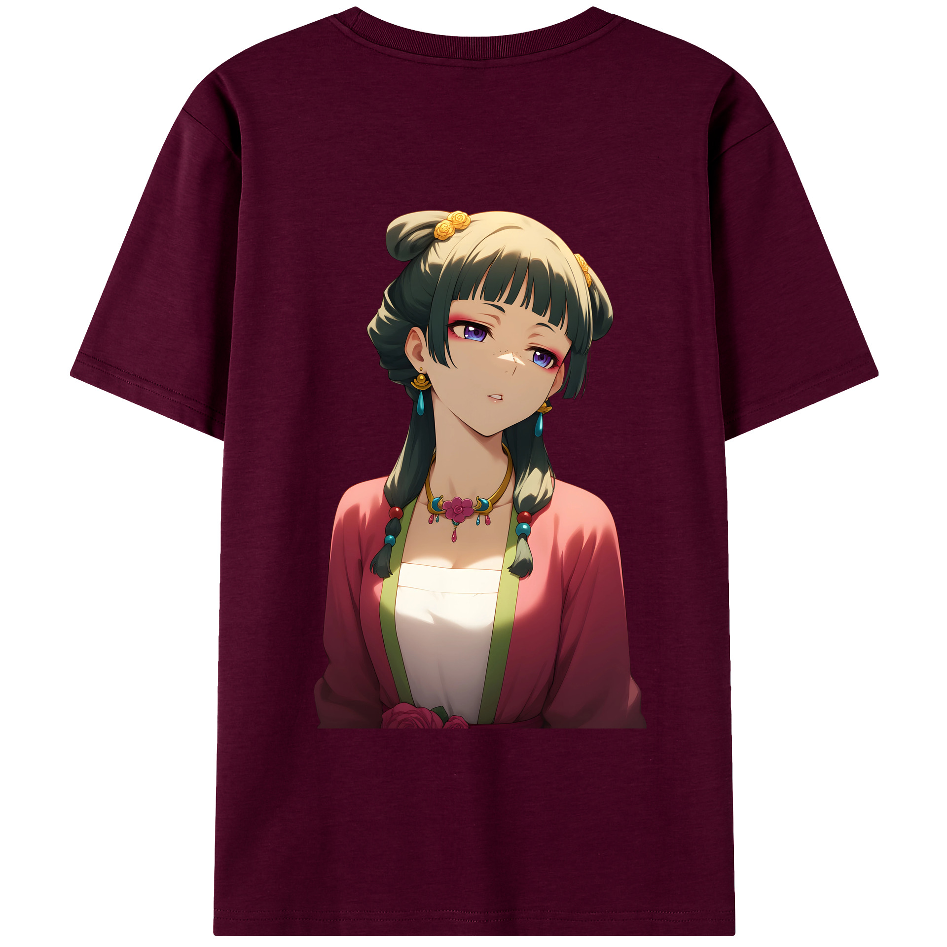 （画像用） 薬屋のひとりごと The Apothecary Diaries レディース半袖Tシャツ(バックプリント)